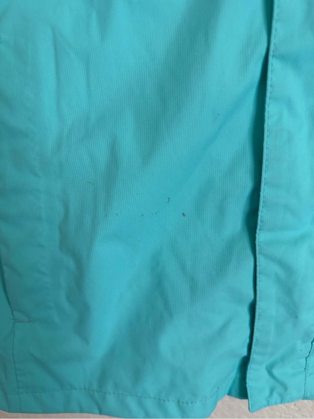 The North Face Girls Resolve Reflective Lightweight Rain Jacket M 10/12 Mint - Picture 7 of 12